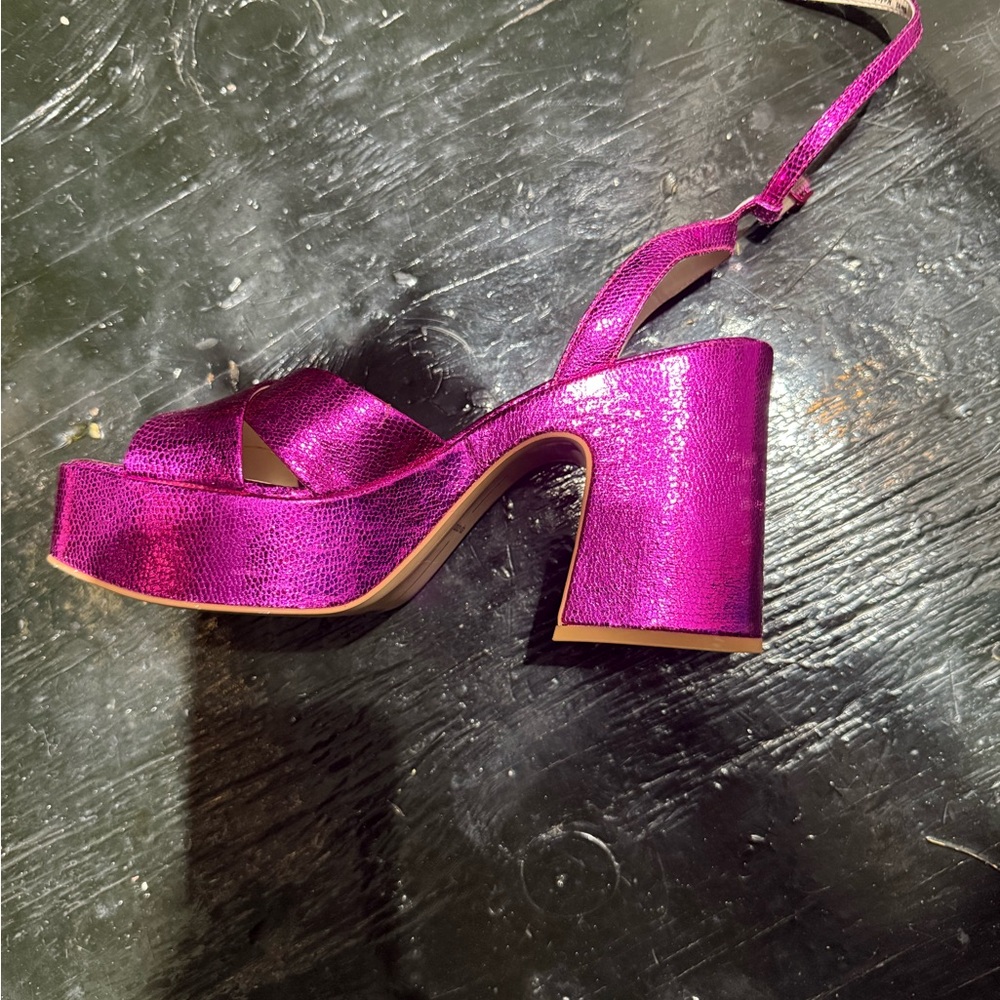Women's Purple Platform Sandals